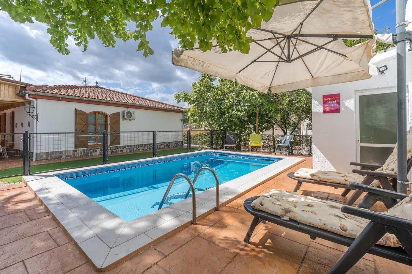 Casa Rural Vistablanca En Una Sola Planta Con Bonitas Vistas Y Piscina - Junto A La Capital Y La Alhambra Сенес де ла Вега Экстерьер фото